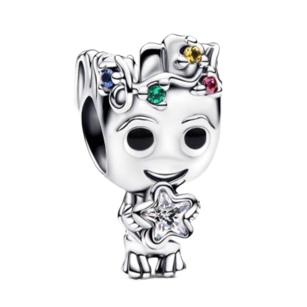 Authentic Pandora Marvel Guardians of the Galaxy Groot Star Charm - NWOT